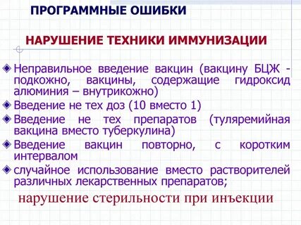 Программные ошибки тестирование