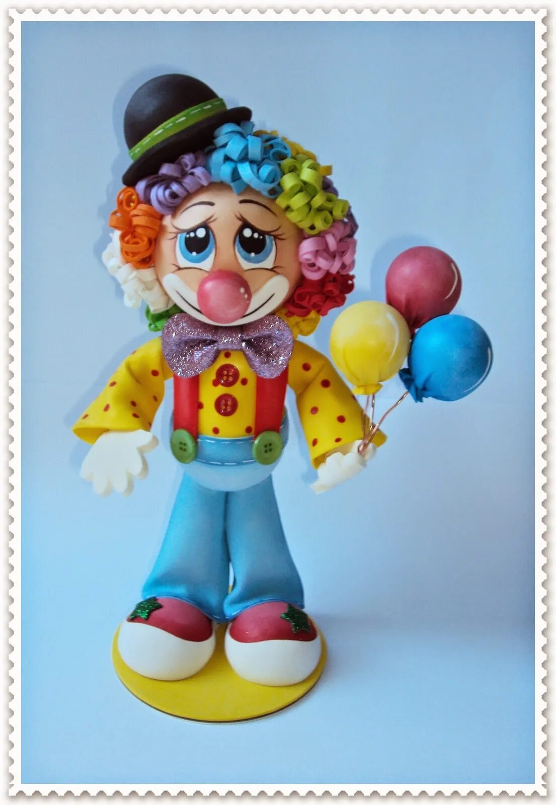 поделка клоун. поделка клоун. мастер класс клоун. веселый клоун из бумаги. поделка клоун для детей.