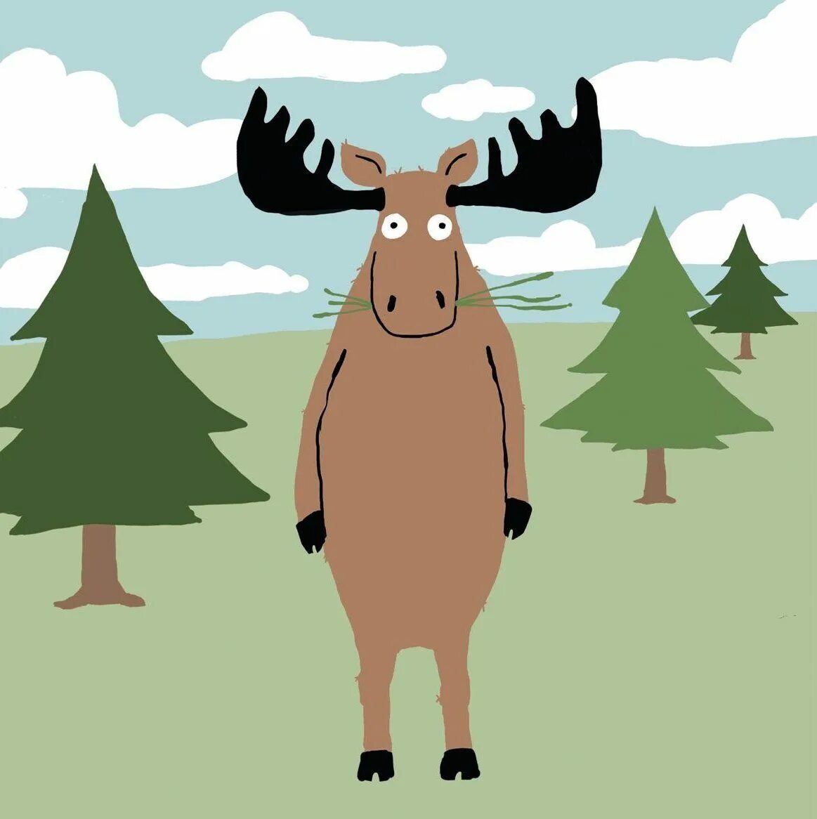 забавный лось. удивленный лось. забавный лось. олень карикатура. мультяшные лоси.