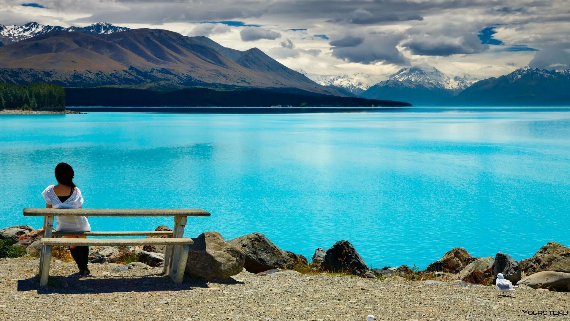 Made in new zealand. Озеро пукаки в новой Зеландии. Гора Кука и озеро пукаки. Голубое озеро новая Зеландия. Озеро Квилл новая Зеландия.