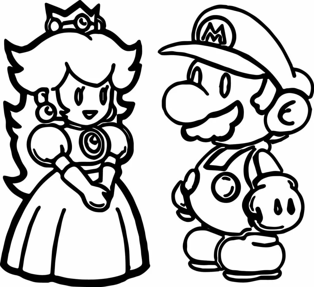 Video Game Coloring Pages Cool2bKids Super mario coloring pages, Mario coloring 