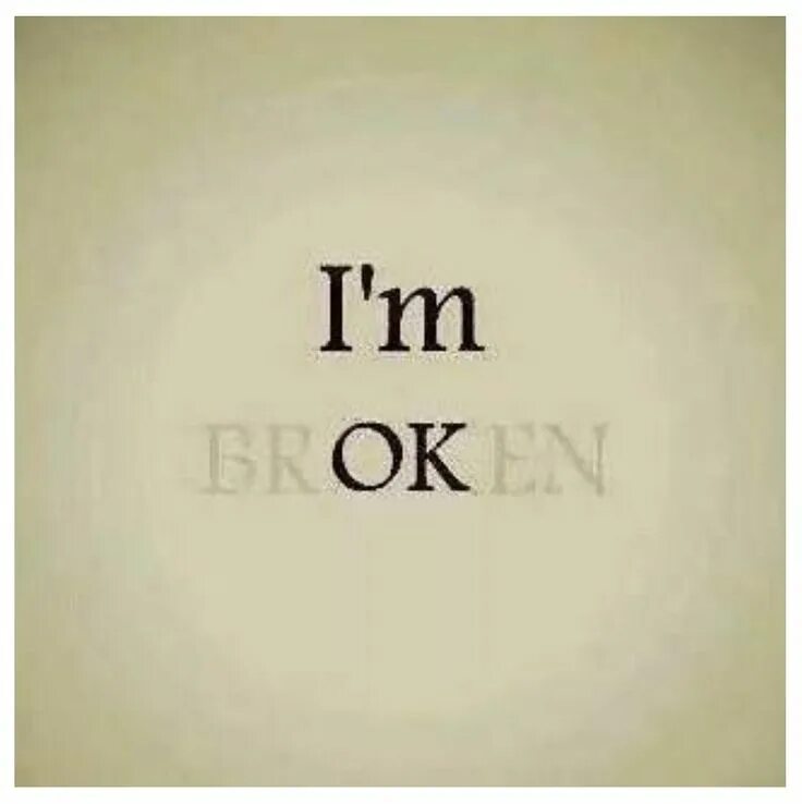 Im broken текст. Im broken текст