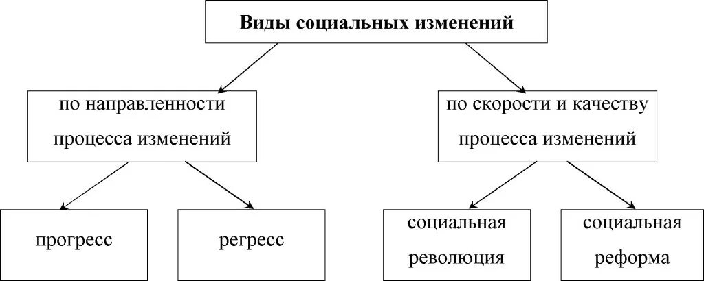 Виды социальных изменений таблица. Схема виды социальных изменений. Виды поправок. Социальные изменения не могут быть