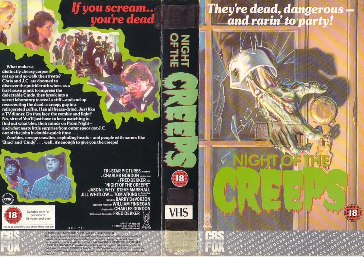 Night of the creeps recover где послушать