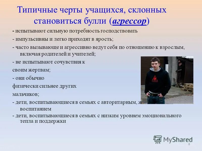 Алгоритм буллинга в школе. Презентация на тему буллинг в школе. характерные черты ученика. последствия школьного буллинга. анкета буллинг в школе для учащихся.