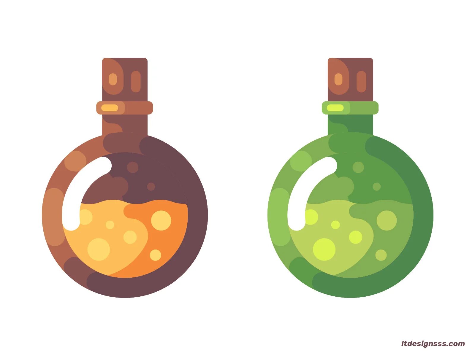 Terraria potions. Potion. Symbol Potions Illustrator. Potion ICO vector. Minecraft Splash Potion no fone.