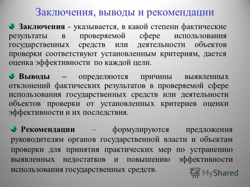 Результаты фактического использования