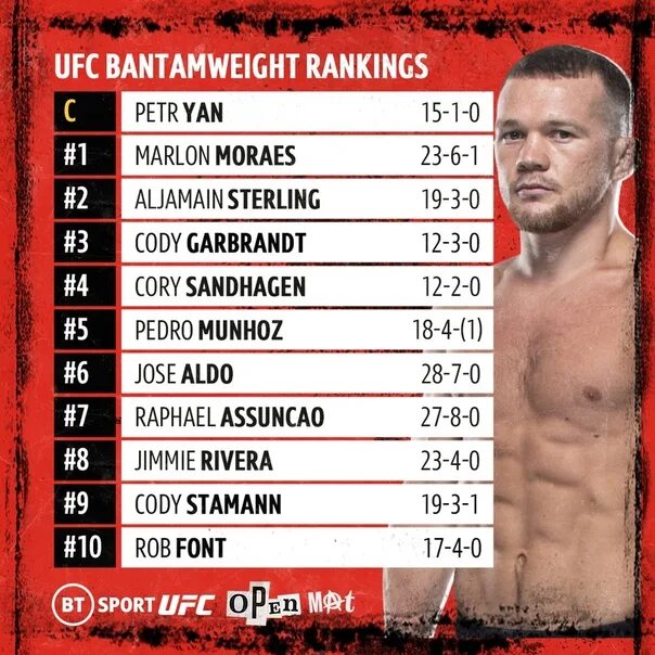 Веса в юфс таблица Скачать картинку ЧЕМПИОН ПОЛУЛЕГКИЙ UFC № 35