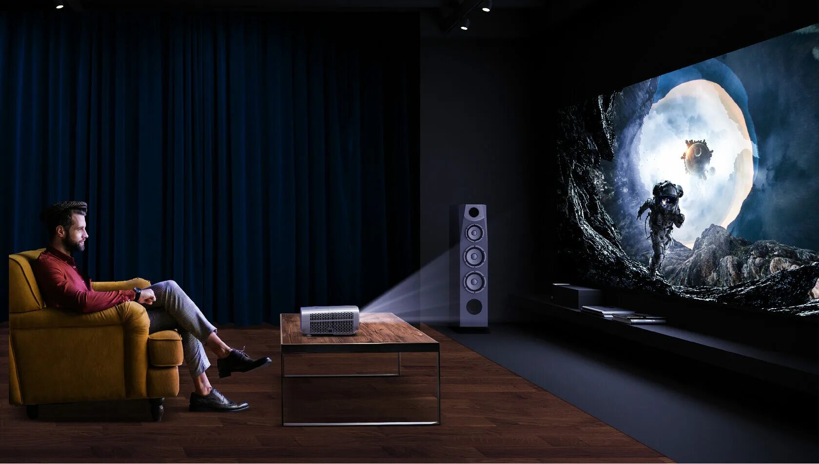 Проектор или телевизор что лучше. Проектор для домашнего кинотеатра 4к. Philips эмбилайт. Телевизор Philips 42 с подсветкой Ambilight. Фильм на проекторе.