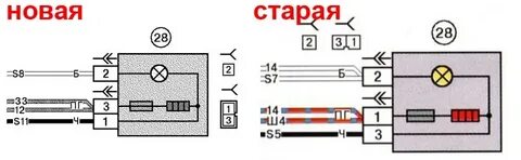 Распиновка кнопки света ваз 2110