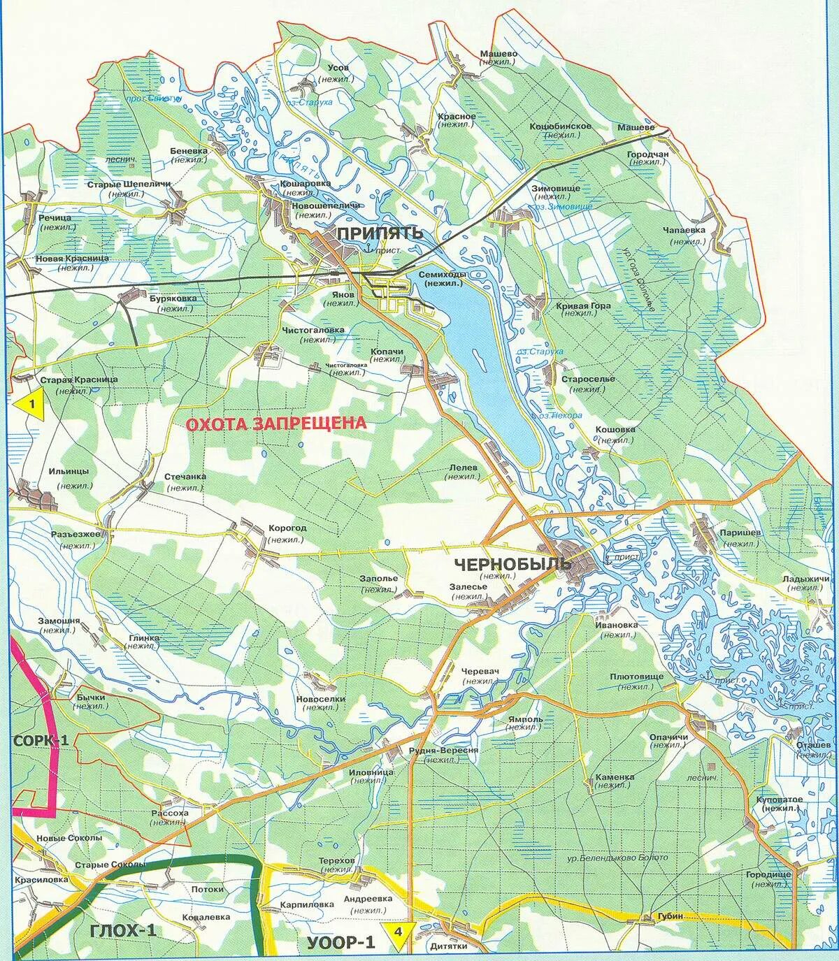 Где на карте припять. Карта Чернобыля и Припяти. Топографическая карта Чернобыльской зоны отчуждения. Карта Чернобыля и Припяти зона отчуждения. Чернобыльская АЭС И Припять на карте.