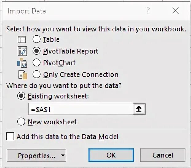 Import results. Import results