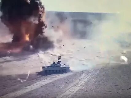 Видео разгрома колонны