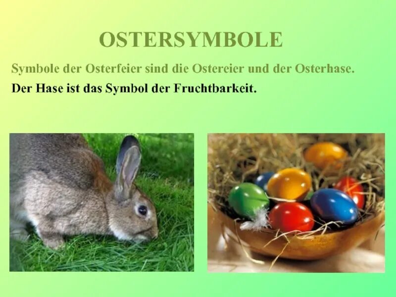 Ostern in Deutschland презентация. Ostersymbole. Ostern Пасха в Германии. Osterfeier.