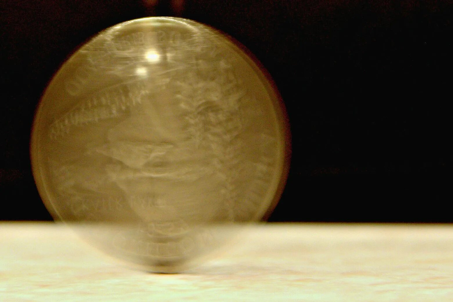 Spinning coin. 2 Sides of the same Coin. Coin Spin Gift image.