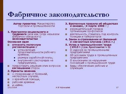 Рабочее законодательство год