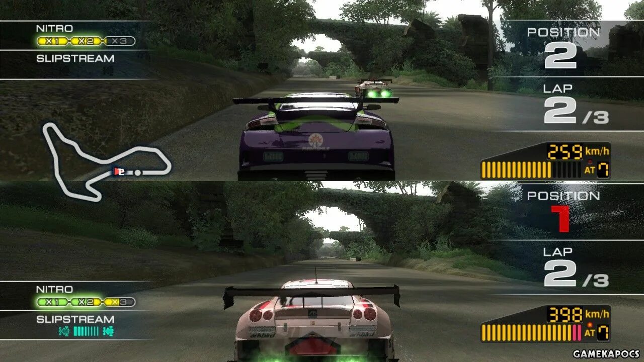 Игры для двоих 7. Ridge Racer ps3. Гонки Split Screen ps3. Ridge Racer 7 Разделение экрана. Ridge Racer 7 ps3 диск.