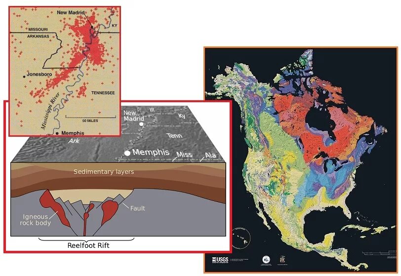 На какой платформе америка. Разлом Нью Мадрид на карте США. Нью мадридский разлом. Нью мадридский разлом на карте. Мадридский разлом карта.