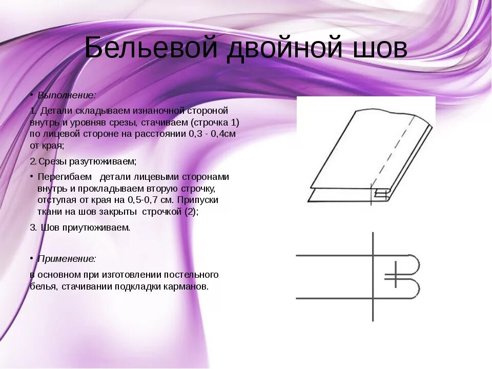 Стачивающие строчки. Стачивающие строчки