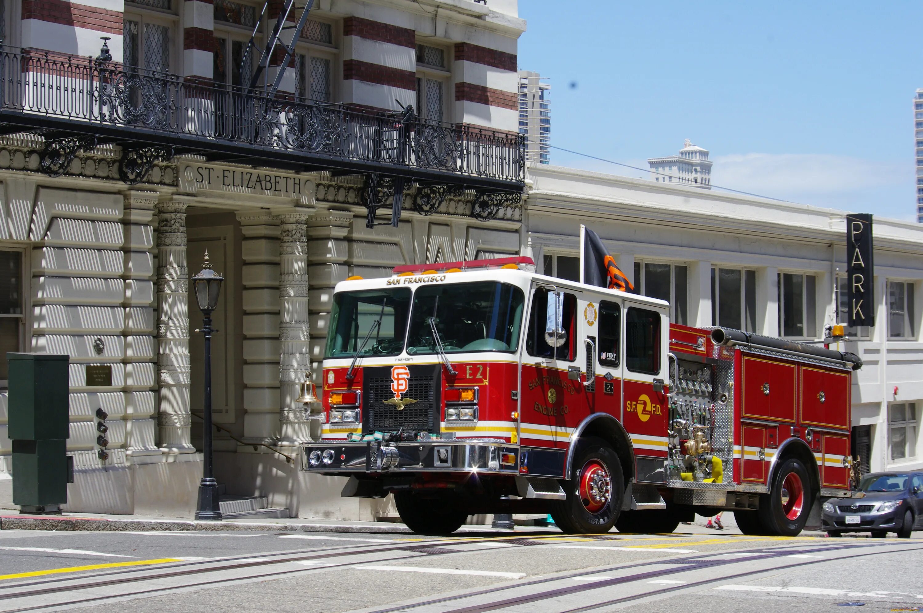 Машина "Fire Truck" пожарная, 49450. Сан Франциско пожарная. Пожарная машина Сан Франциско. Пожарный грузовик