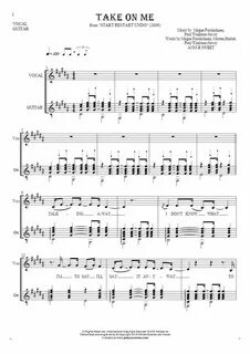 Take on me аккорды