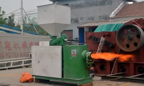 biomass wood pellet burner