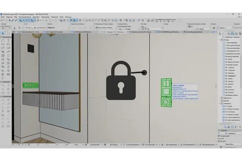 Рамка эл archicad