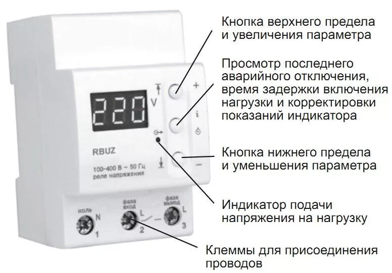 Предназначенную для включения и отключения. Реле напряжения RBUZ d50. Реле напряжения ЗУБР 40а. Реле напряжения RBUZ d63t. Zubr d63 реле напряжения.