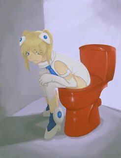 Human toilet girl