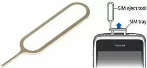Ключ для слота сим карты
