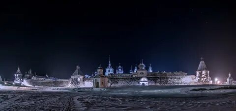 Соловки ночью