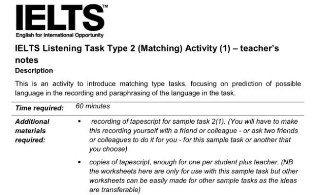 IELTS Listening task. IELTS Types of tasks for Listening. IELTS Listening matching. Road to IELTS Listening. Listening matching task