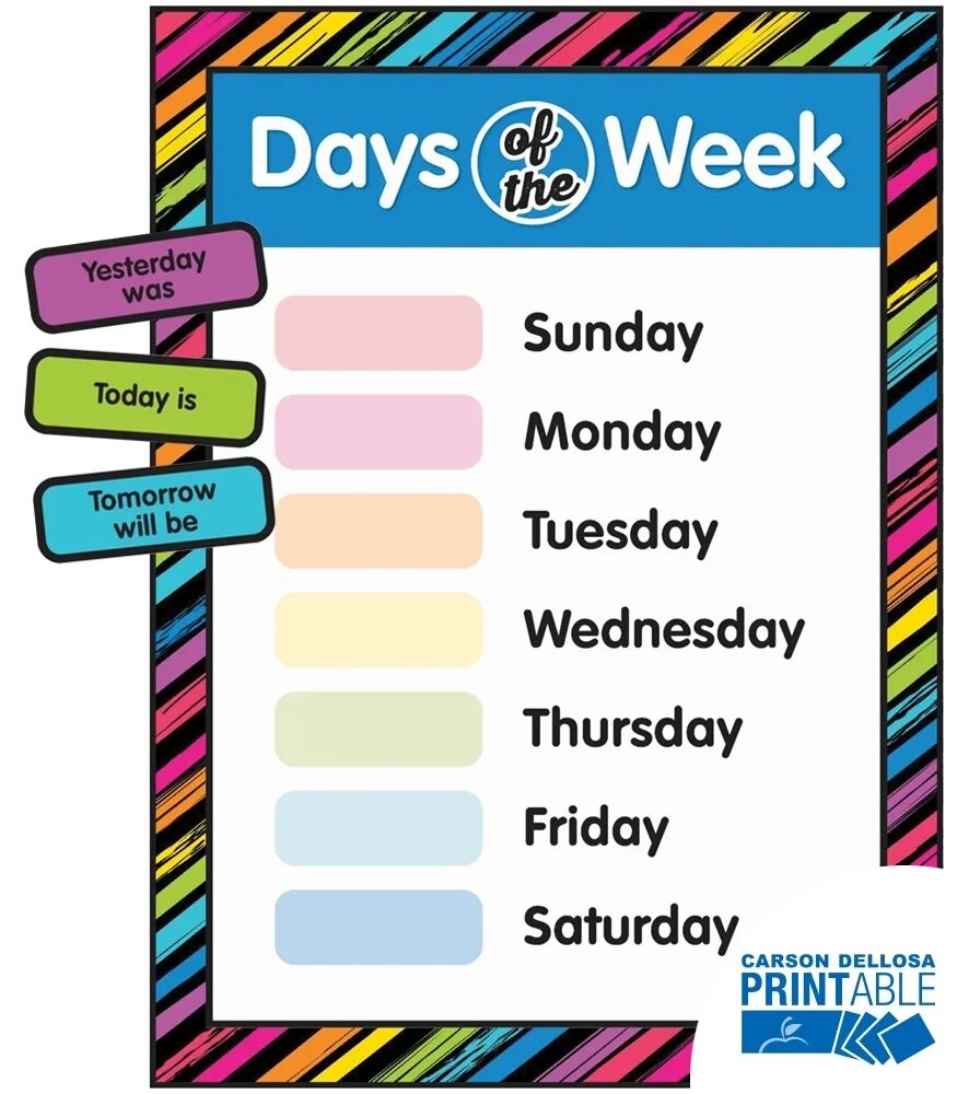 A week it is also. The week. days of the week закладка. days of the week today is. days of the week calendar.