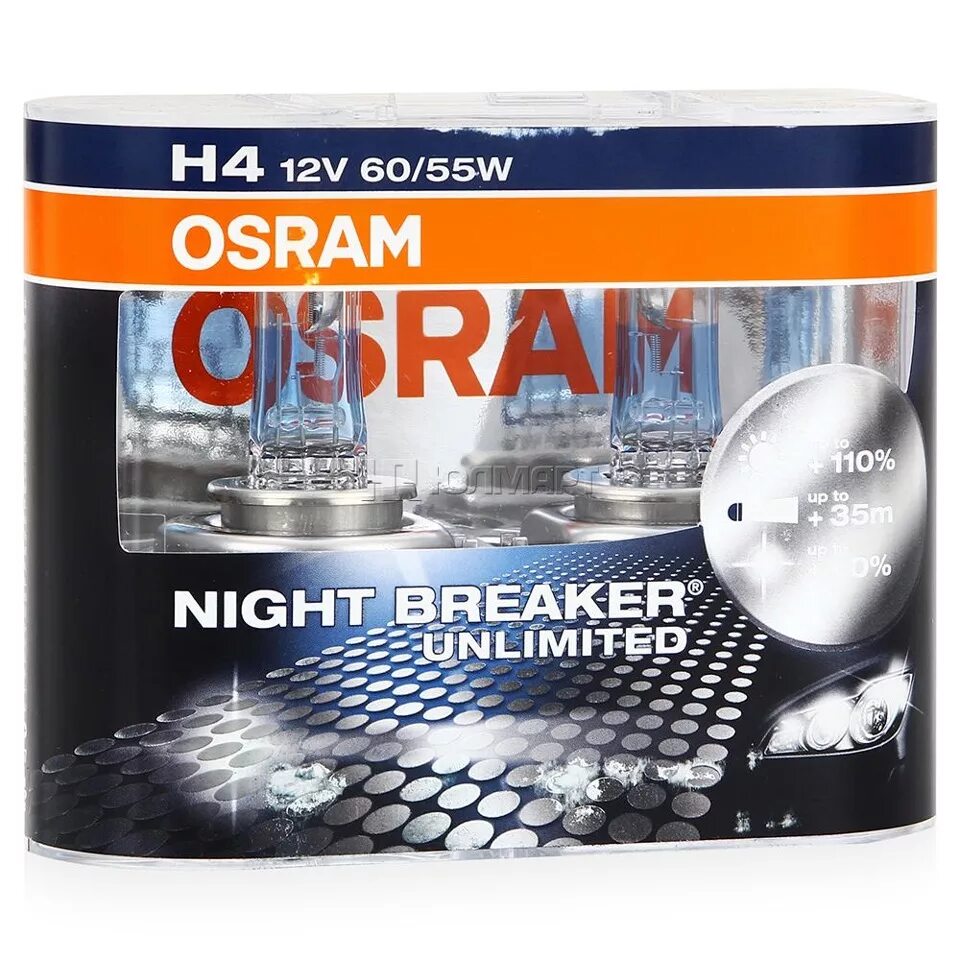 Osram h4 Night Breaker Unlimited 12v 60/55w. Osram h4 Night Breaker Unlimited 110 артикул. Osram Night Breaker h4. Osram h4 Night Breaker Unlimited +110.