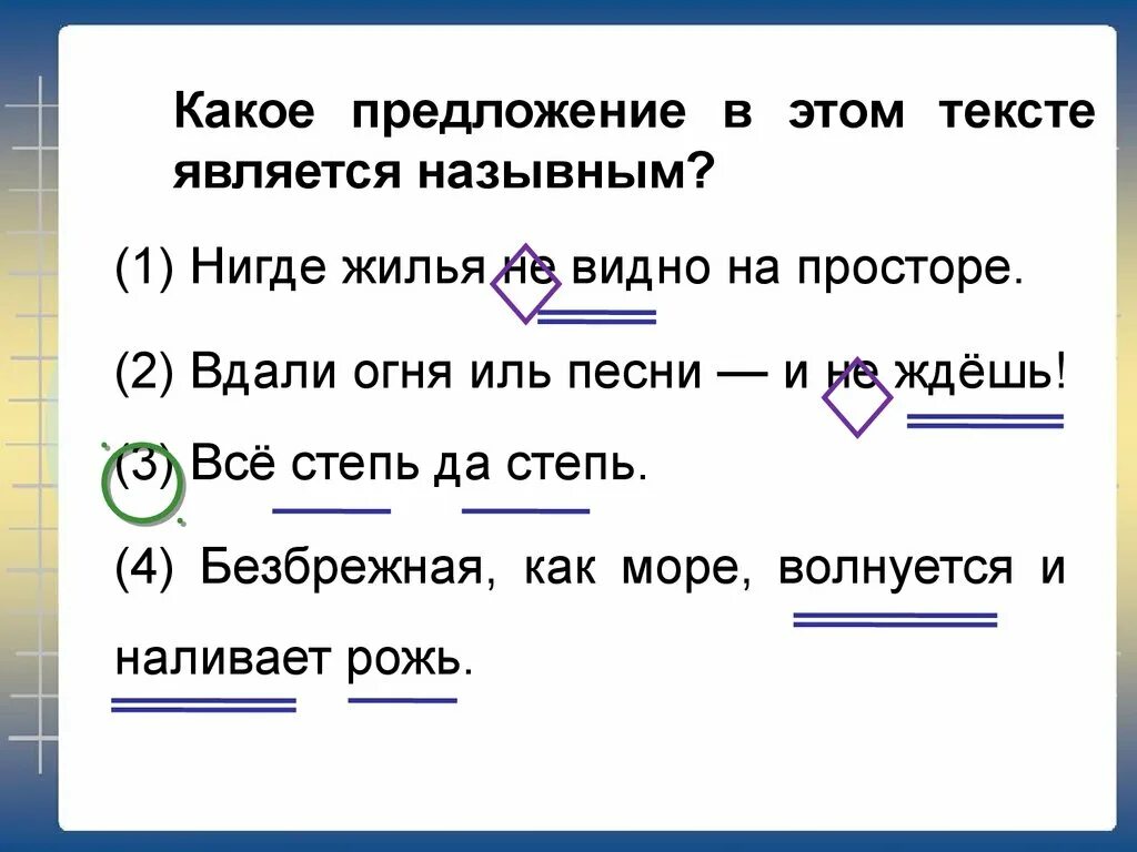 На широких полях какое предложение. Какое предложение. Какое предложение является. Предложение со словом нигде. Предложение со словом рожь.