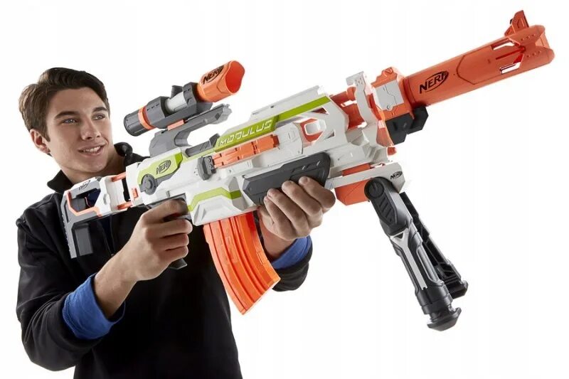 Купить NERF N-STRIKE MODULUS ECS-10 ПУСКОВАЯ УСТАНОВКА + ДОПОЛНИТЕЛЬНЫЕ ДОПОЛНЕН