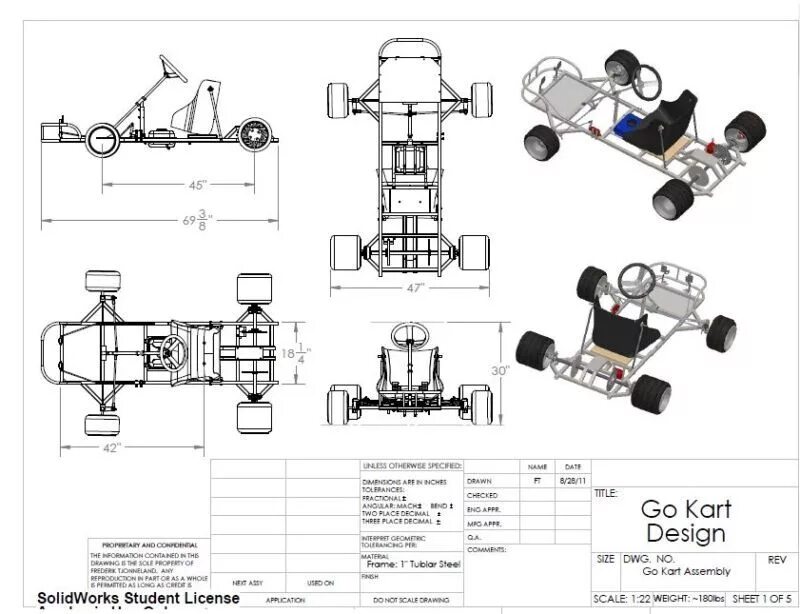 Go Kart Plans eBay Go kart plans, Go kart, Go kart frame plans