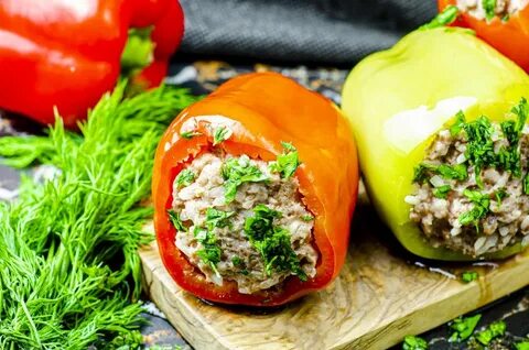 Фаршированные овощи без мяса