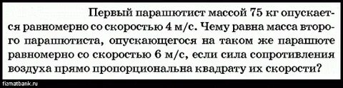 С вершины наклонной плоскости