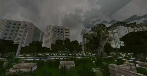 Майнкрафт карта сталкер тень чернобыля