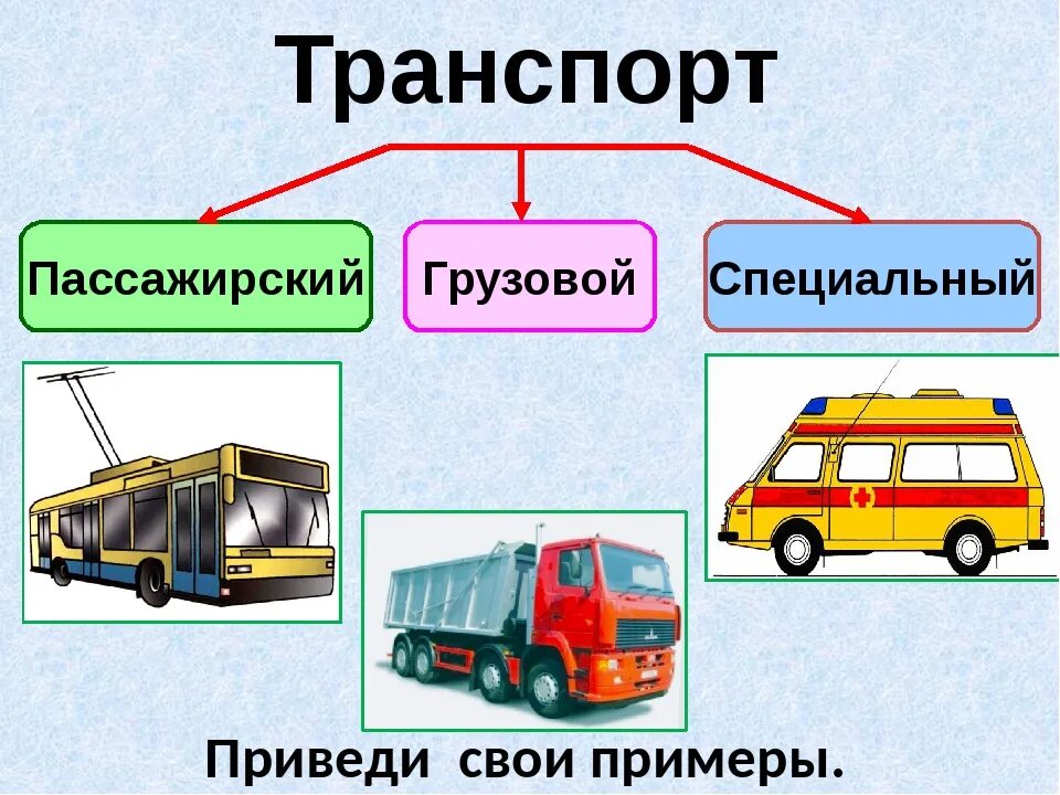 Виды транспорта. Наземный транспорт. Виды наземного транспорта. Транспорт пассажирский грузовой специальный.