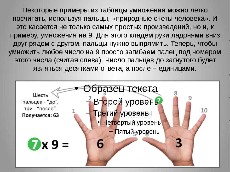 Легкое умножение на пальцах. Выучить таблицу умножения на пальцах. Способ умножения на пальцах. Таблица умножения на пальцах. Таблица умножения учить легко.