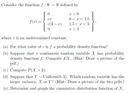 Function f