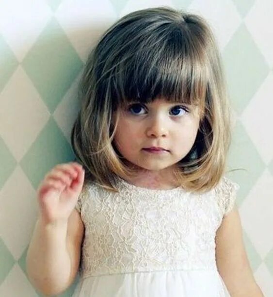 Детские челки для девочек фото Pin on Childrens Hairstyles