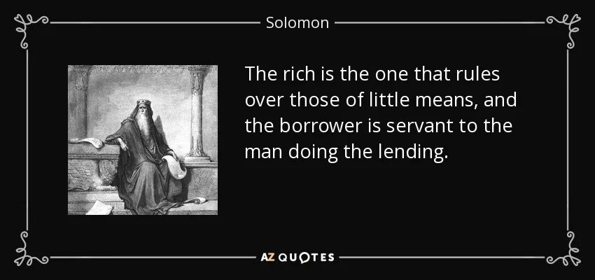 He was honest. Nothing New under the Sun. Wisdom of Solomon. There is nothing New under the Sun. Nothing for the person who has everything.