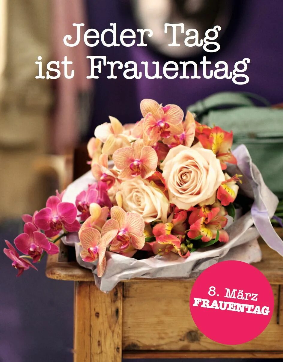 Frauentag открытки. 8 März Frauentag открытка.