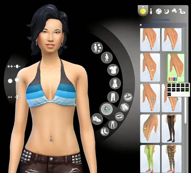 Sims 4 belly