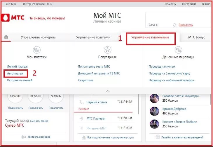 Настроить автоплатеж мтс. МТС личный кабинет. Личный кабинет МТС номер. МТС личный кабинет Автоплатеж. Перевести деньги с МТС через личный кабинет.
