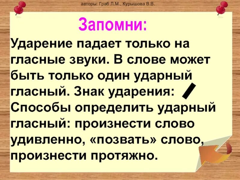 Ударение всегда падает. Ударение падает на гласные. Гласные звуки произнести протяжно. Знак ударения. Чтобы на гласный падала ударение это.