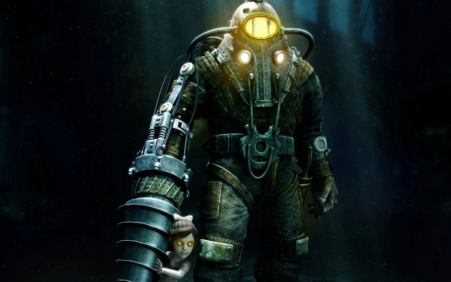 Bioshock daddy. Bioshock 2. Биошок 2 большой папочка. Bioshock 1 большой папочка. Большой папа биошок 2.